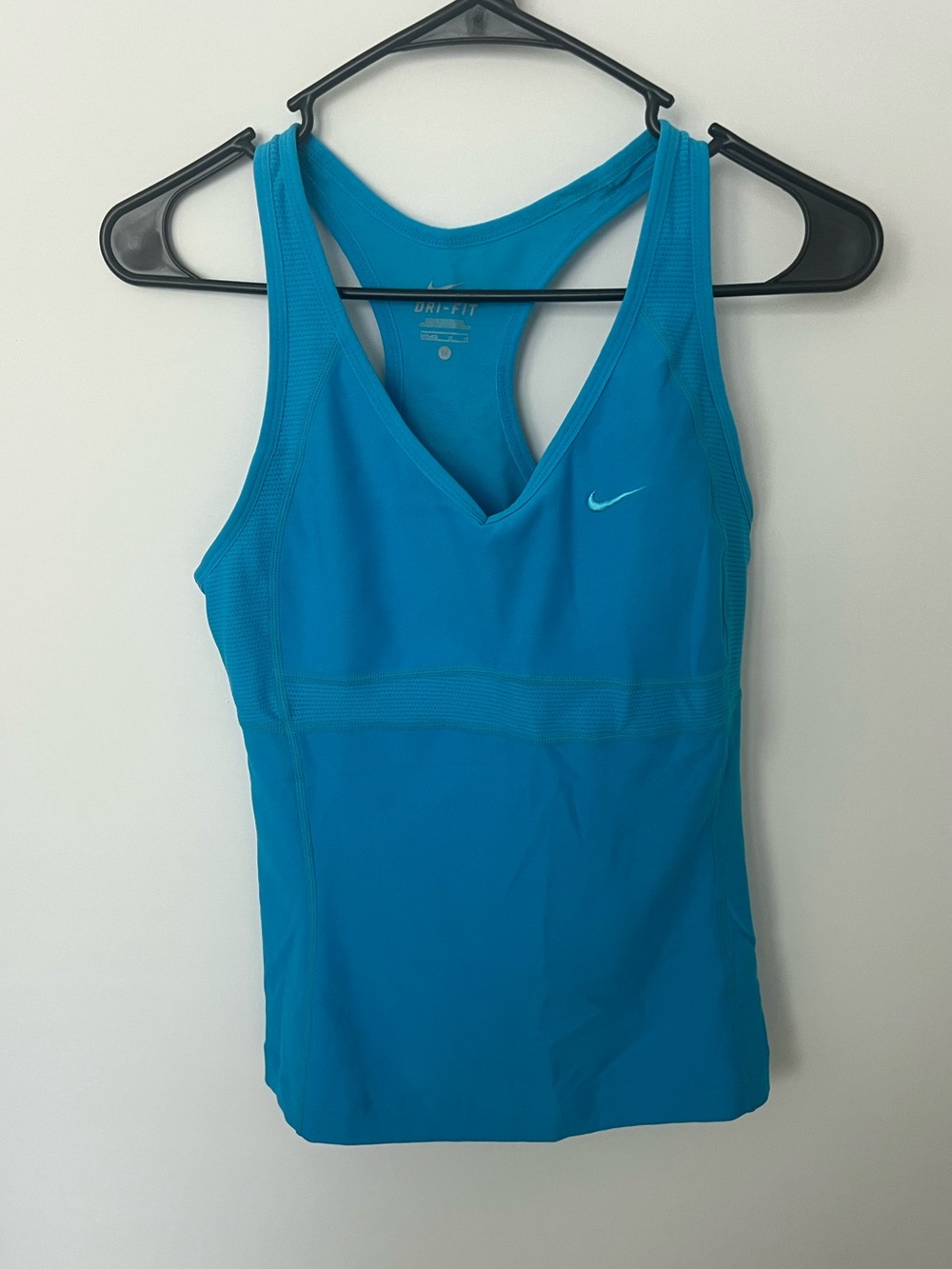 Nike Dri Fit Blue Workout Tank Top Sleeveless Women's Size Medium